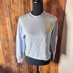 Santa‎ Cruz Skateboards Baby Blue Long Sleeve T Shirt Screaming Hand